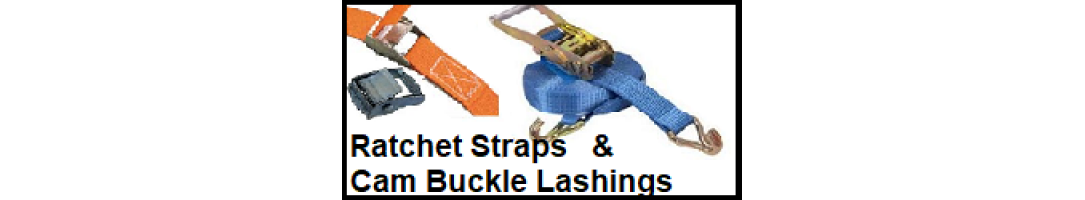 Ratchet Straps and Cam Buckle Lashings