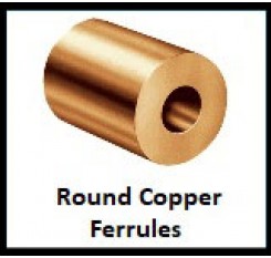 Round Copper Ferrules