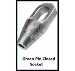 Green Pin Closed Socket