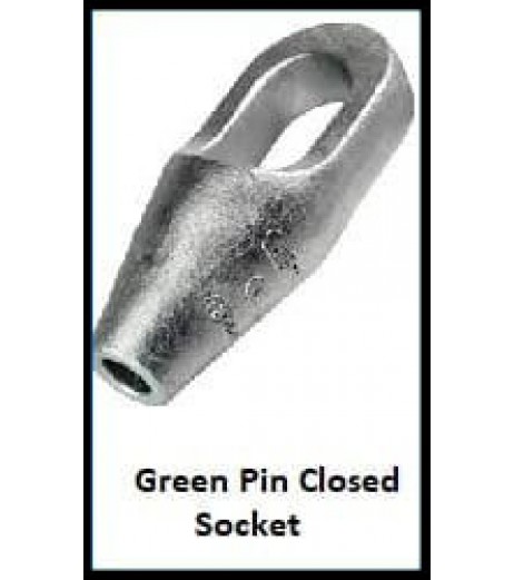 Green Pin Closed Socket