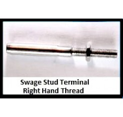 Swage Stud Terminal Right Hand Thread