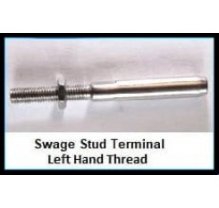 Swage Stud Terminal Left Hand Thread