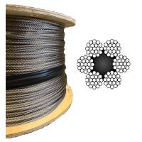 6x19 Fibre Core Galvanized Steel Wire Rope