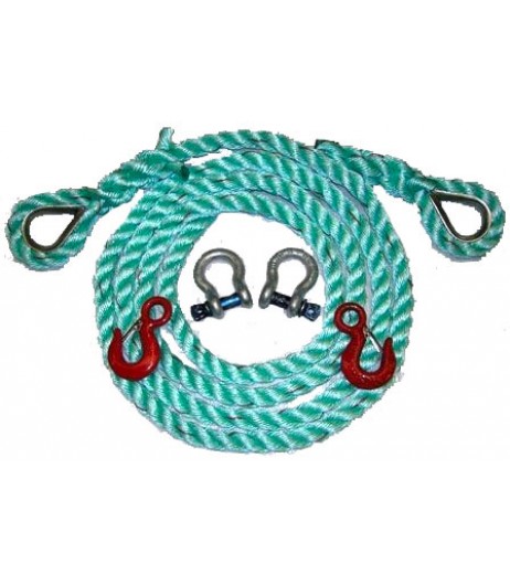 Hand Spliced Tow Ropes