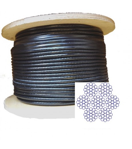 7 x 19 Plastic Coated Wire Rope