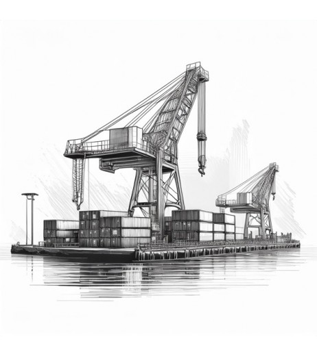 Dockside Crane Hoist Rope 8x19 Compacted Construction