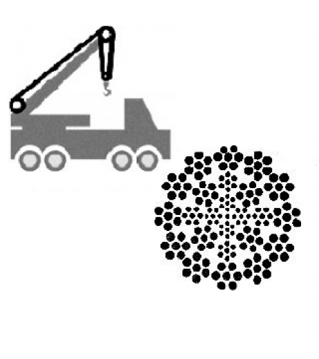 Mobile Crane Rope 24x7 Non-rotating Construction