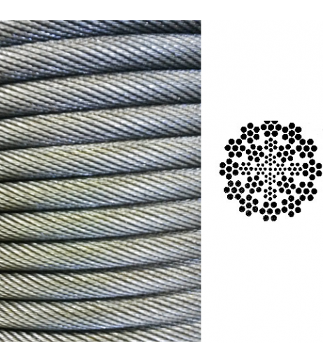 25x7 Rotation Resistant Wire Rope