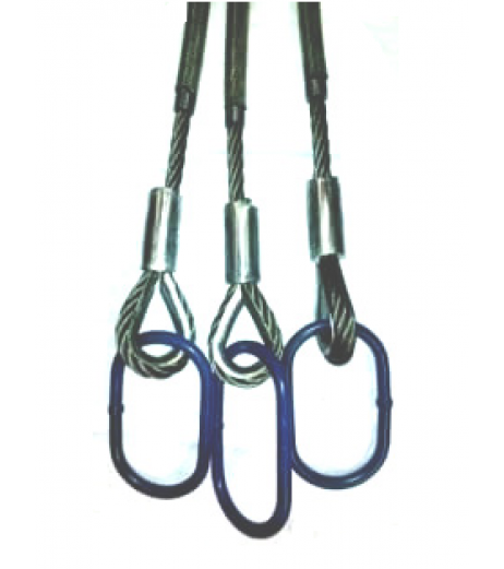 Three Leg Wire Rope Slings