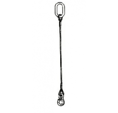 Single Leg Wire Rope Sling with Masterlink & Hook