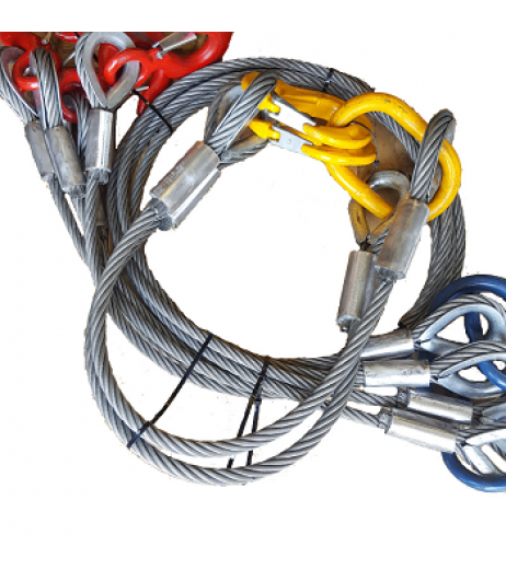Single Leg Wire Rope Sling with Masterlink & Hook