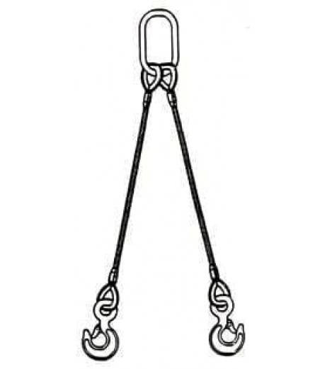 Wire Rope Double Leg Slings