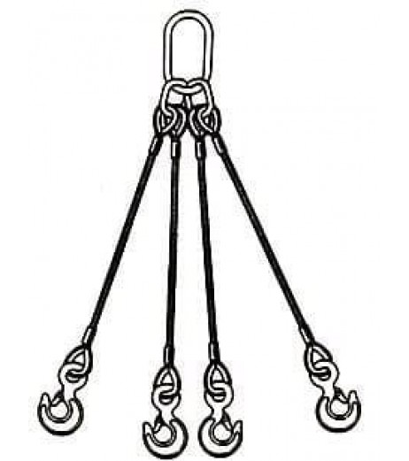 4 Leg Wire Rope Slings