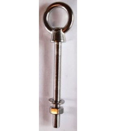 Long Shank Eye bolt C/W Nut & Washer