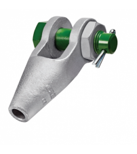 Green Pin Open Socket with Safety Bolt
